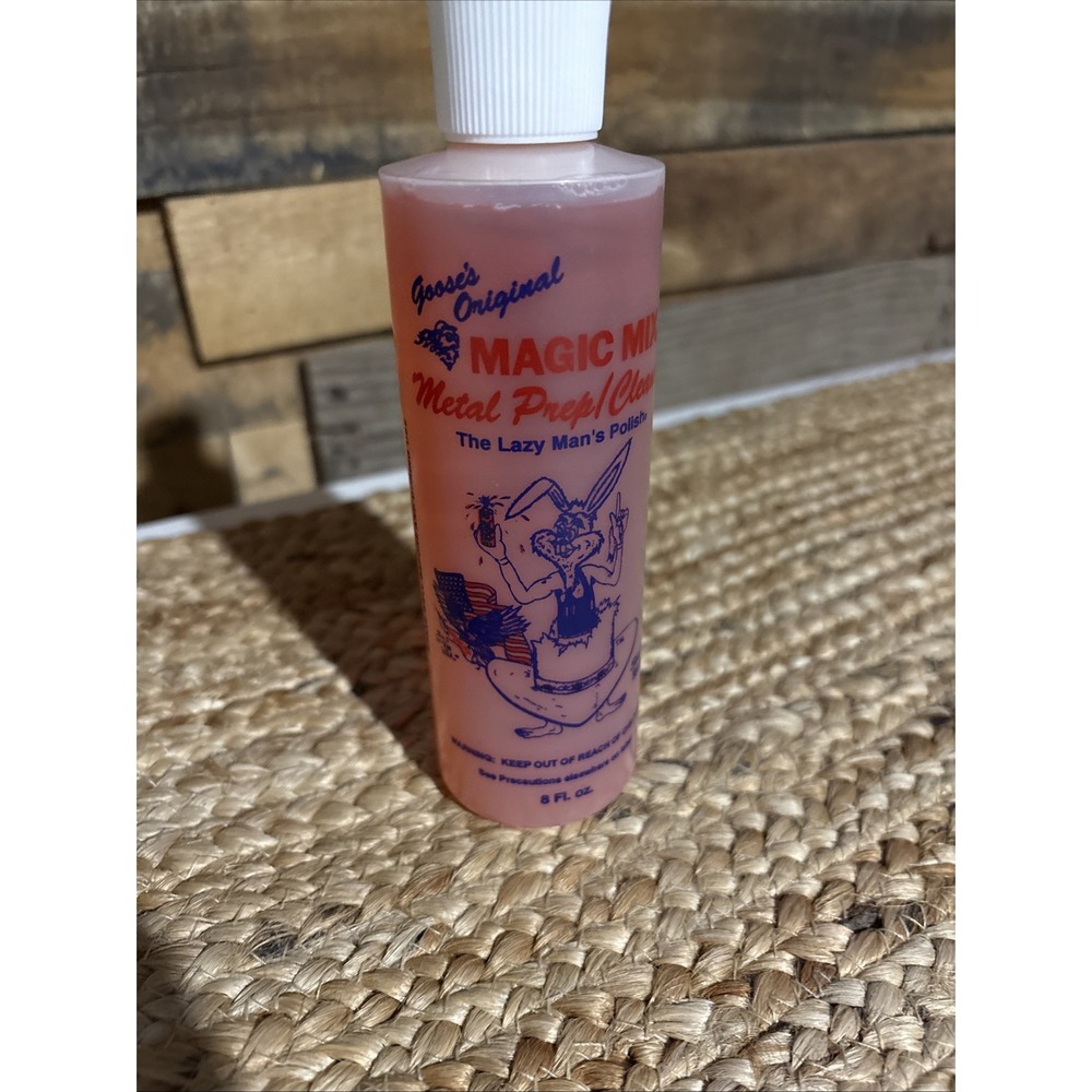 Goose's Original Magic Mix Metal Prep / Cleaner 8 oz Bottle